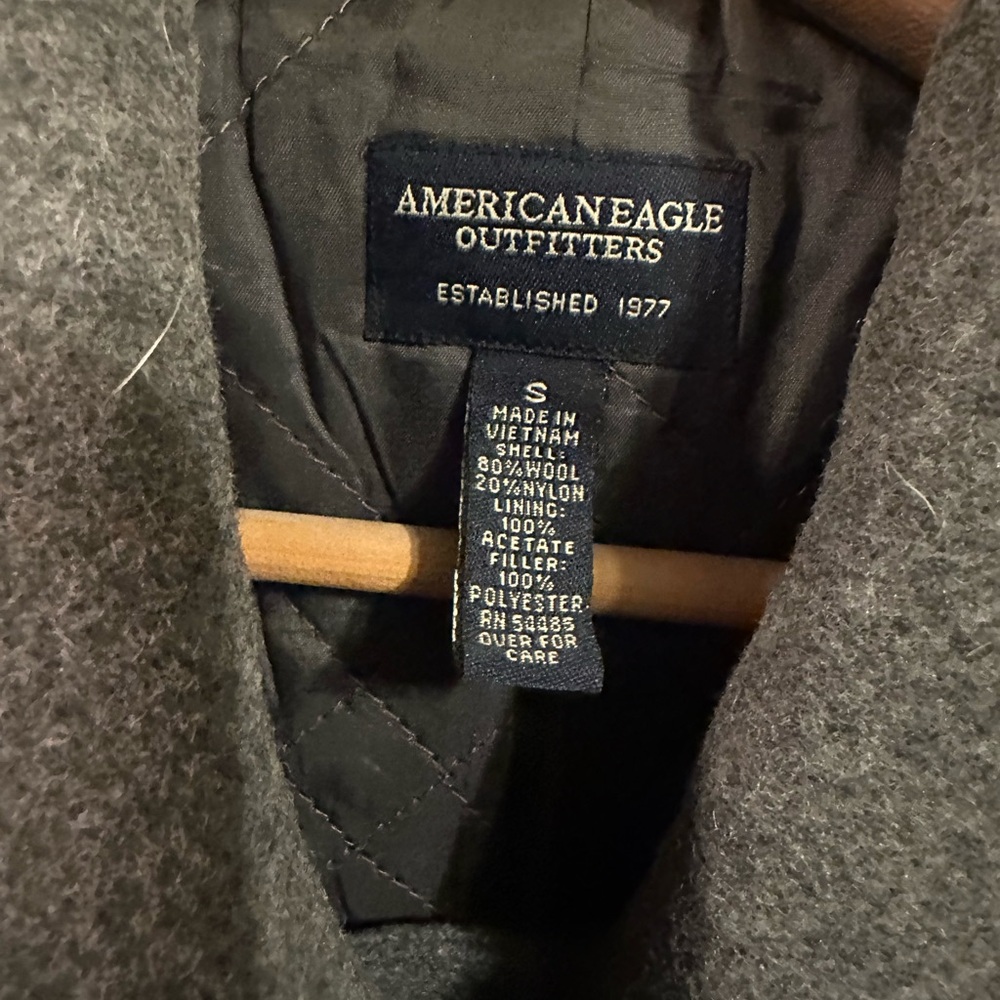American Eagle Outfitters Charcoal Peacoat - Picture 3 of 3